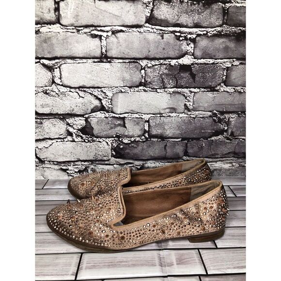 Sam Edelman Rose Gold Adena Spike Studs Fabric Ballet Flats Women Sz 8M US/39EU - Picture 16 of 16